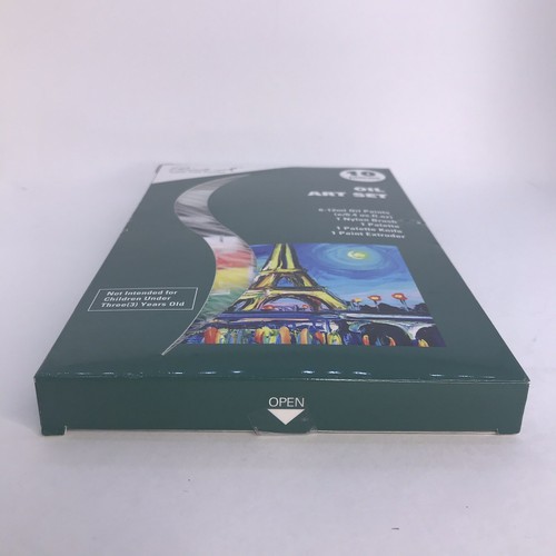 PENNELLI 10Pc Oil Pant Art Set Painting Nylon Brush Palette Knife Paint Extruder