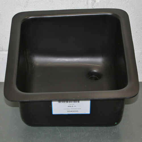Orion Corrosion Resistant Laboratory Cup Sink ARLS 11, 12" x 12" Square, Black