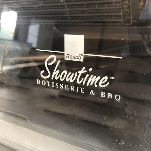 Ronco Showtime Rotisserie & BBQ - Black Model 5000 BJ - w/ basket, skewer & more