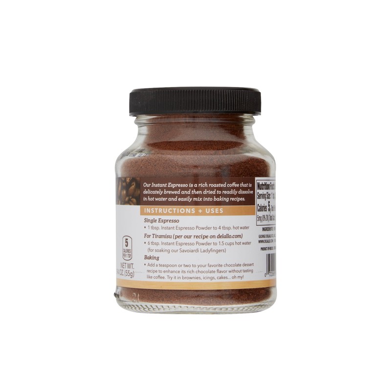Instant Espresso Powder for Baking & Drinks, 100% Instant Coffee, Non-Gmo, 1.94