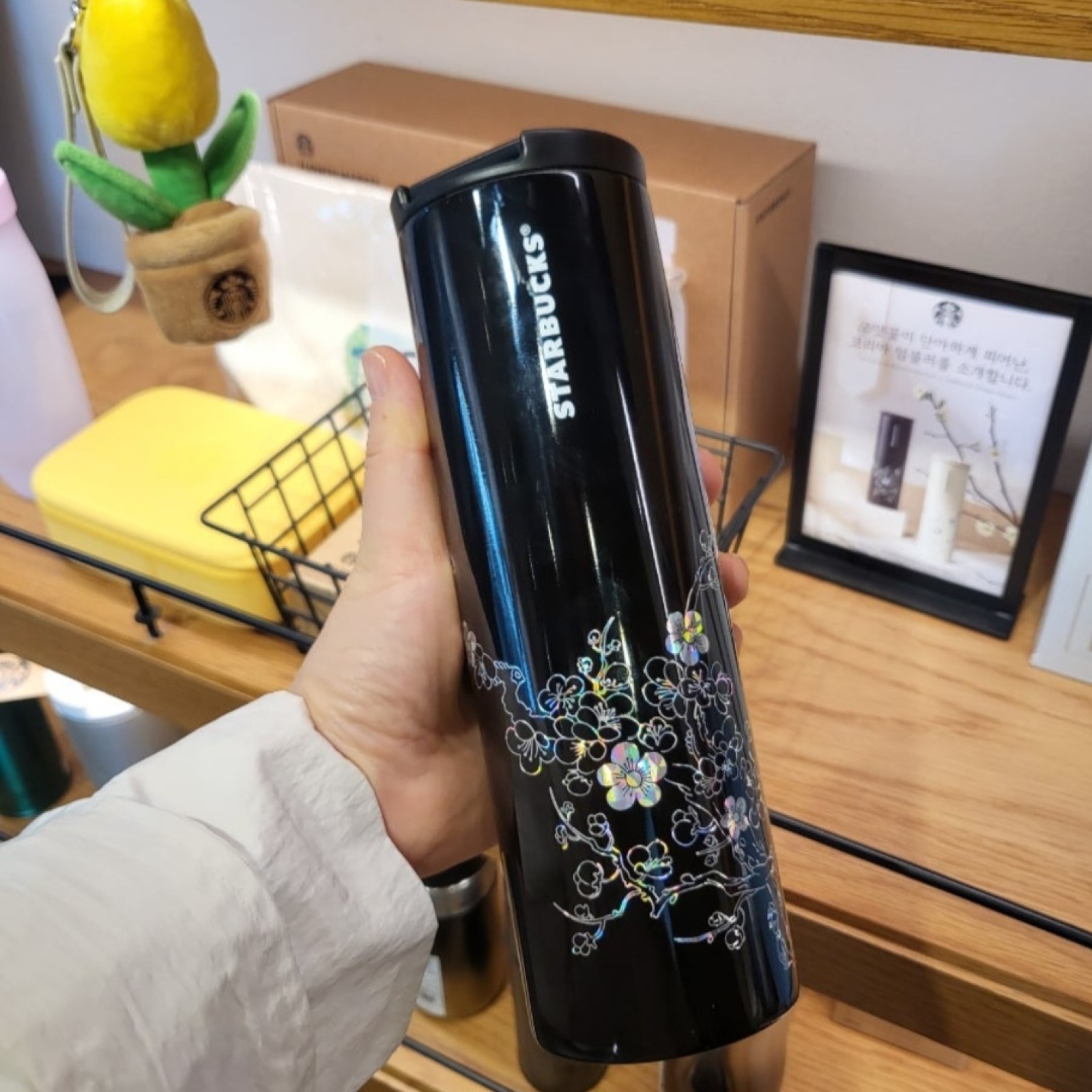 弁当箱・水筒 Starbucks Korea Beat Tumbler 473ml Starbucks Korea 2023 * SS The 1st store Elma tumbler 473ml