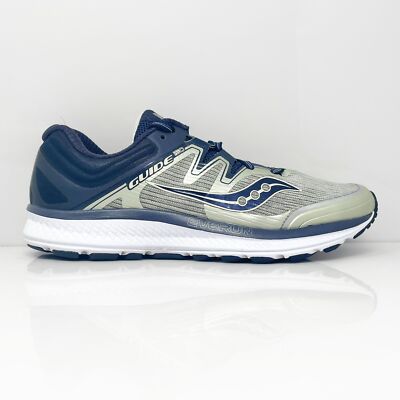 

Saucony Mens Guide ISO S20415-1 Серые кроссовки для бега, размер 9, Серый, Guide ISO