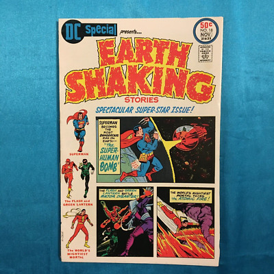 DC SPECIAL # 18, NOV. 1975, EARTH SHAKING STORIES! FINE MINUS CONDITION
