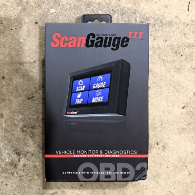 ScanGauge 3 III OBD2 Gauge Engine Monitor Scanner Trip Computer Brand New!