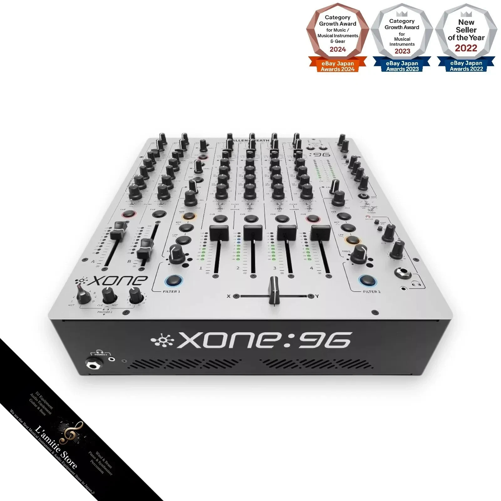 DJ機材 ALLEN &HEATH XONE:96 Allen & Heath Xone:96 Analogue DJ Mixer with Dual Audio