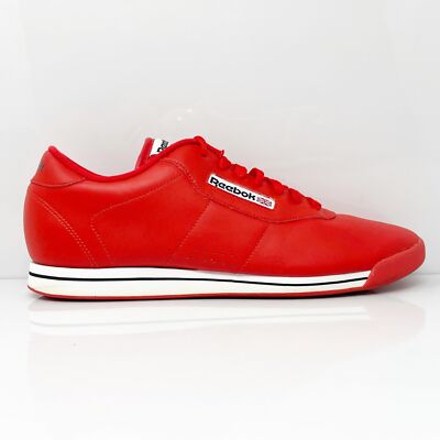 

Reebok Womens Princess Classic J95025 Красные повседневные кроссовки, размер 11, Красный, Princess Classic