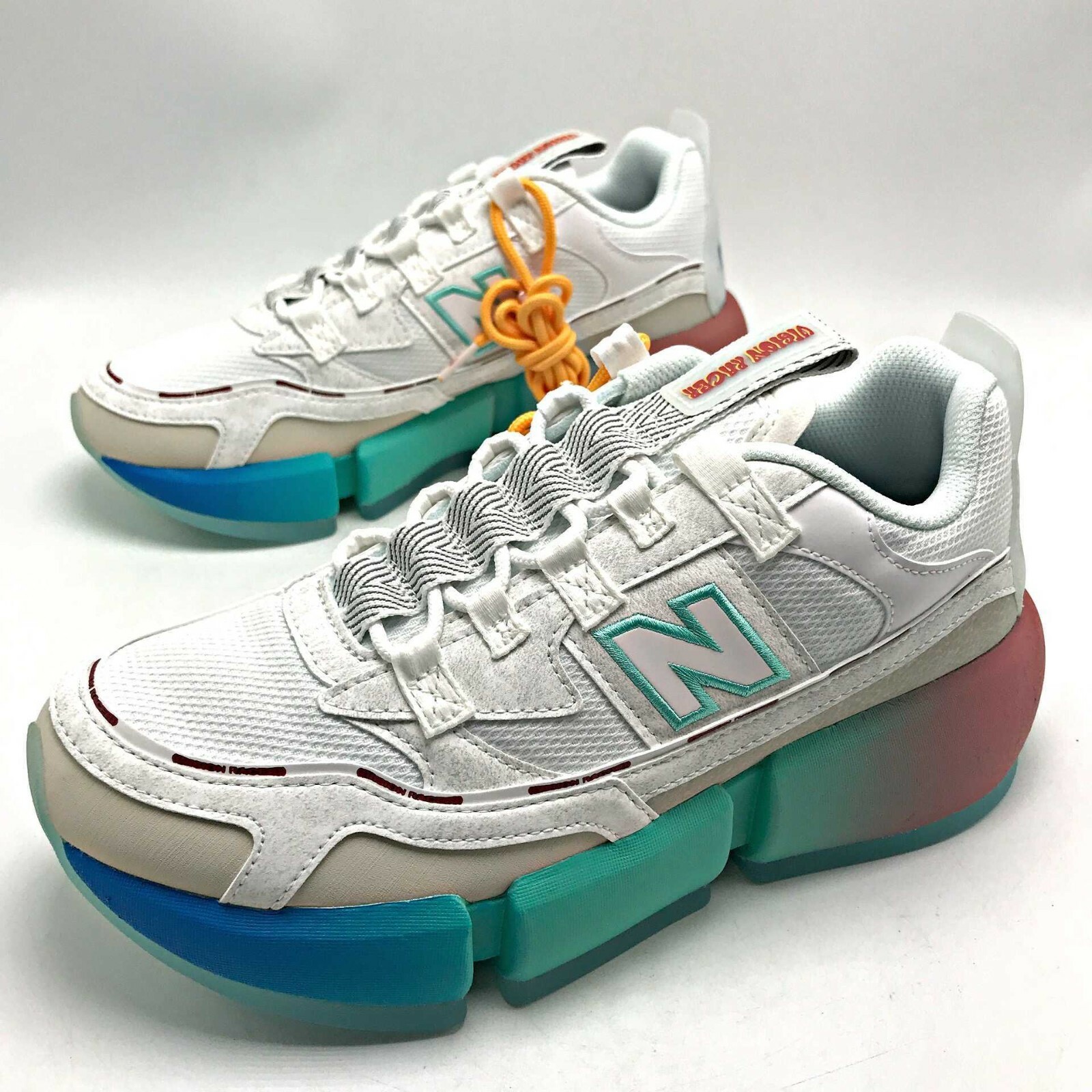 Pre-owned New Balance Balance Vision Racer Jaden Smith Trippy Summer Jade  Men's Shoe Msvrcjwb In White | ModeSens