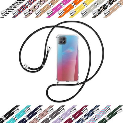 Handykette (S) für Oppo A73 5G, A53 5G (6.5'') Umhängehülle mit Band Case Cover