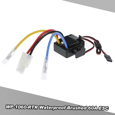 WP-1060-RTR Waterproof Dustproof Brushed 2S-3S 60A ESC for 1/10 HSP RC Car O0H3