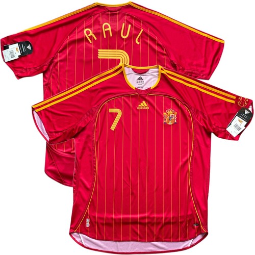 2006/07 Spain Home Jersey #7 Raul Gonzalez XL Adidas World 2006/07 Spain Home Jersey #7 Raul Gonzalez XL Adidas World