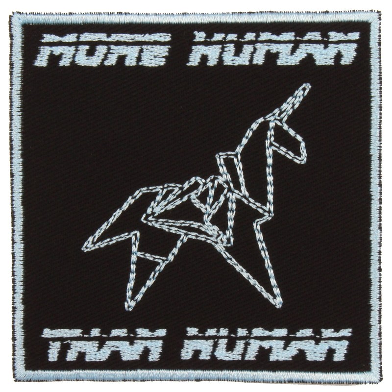 Origami Unicorn More Human Than Human Patch - Made in
