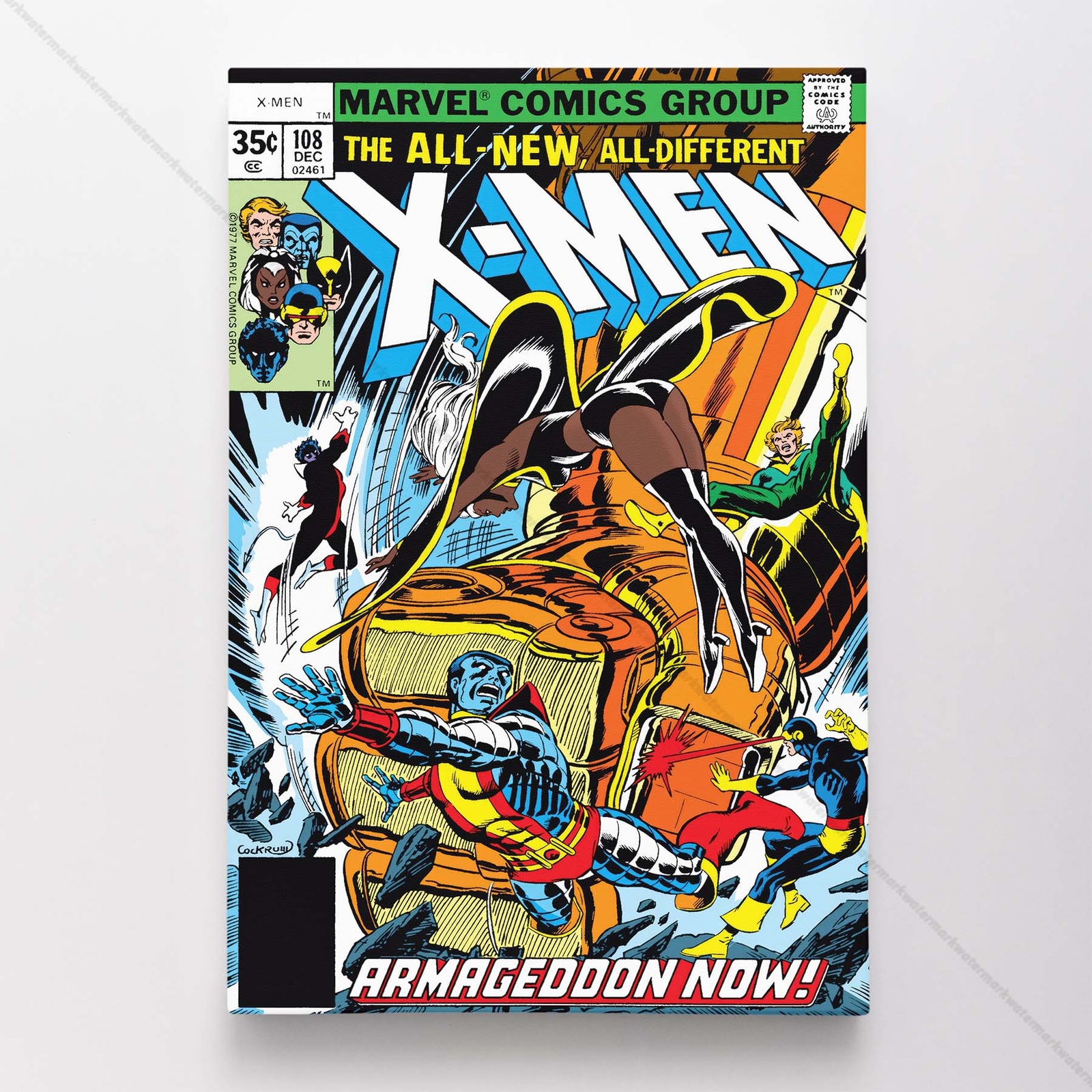 Uncanny X-Men Poster Canvas Vol 1 #108 Xmen Marvel Comic Book Art Print