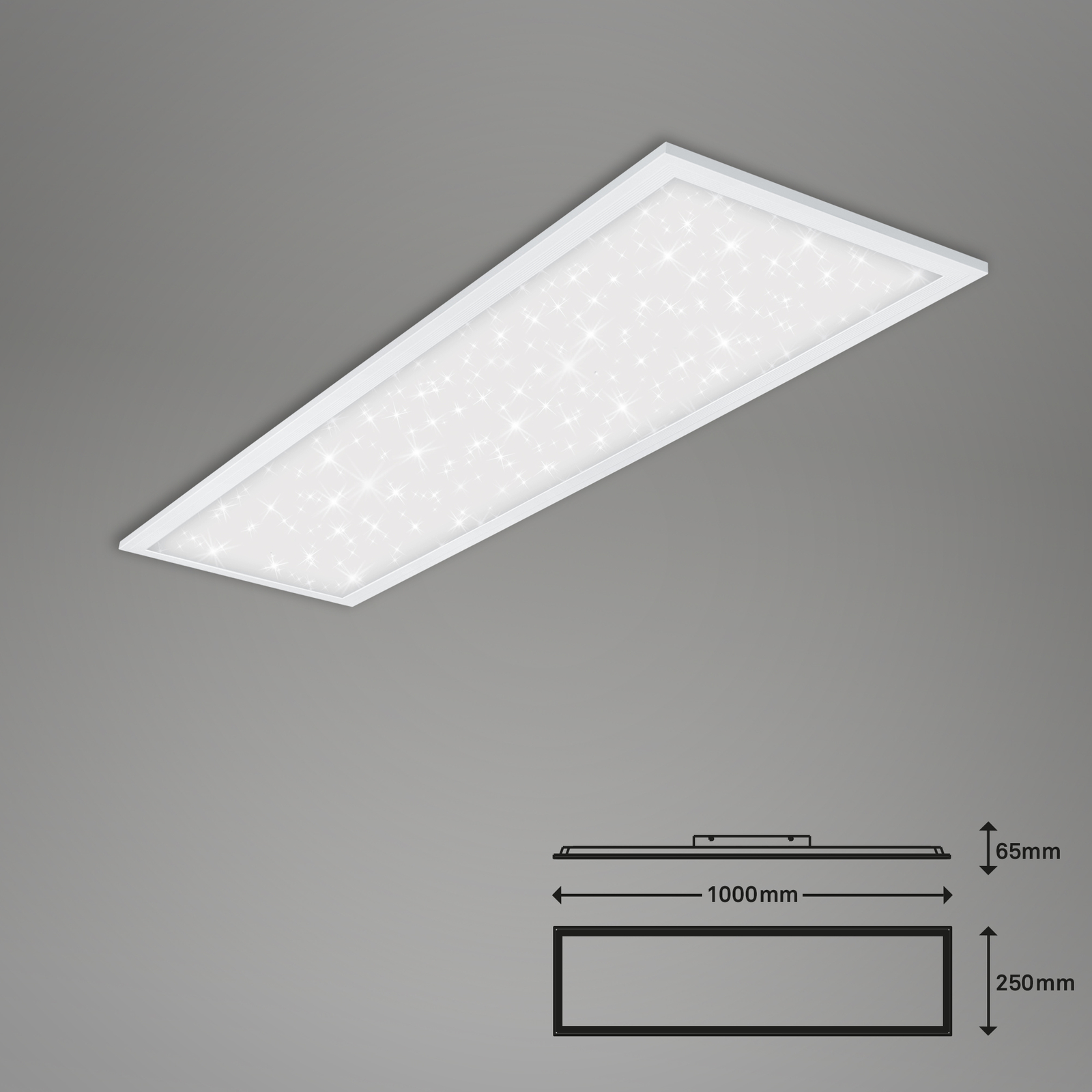 Briloner Ultraflaches CCT LED Panel Sternenhimmel weiß 1xLED/24W