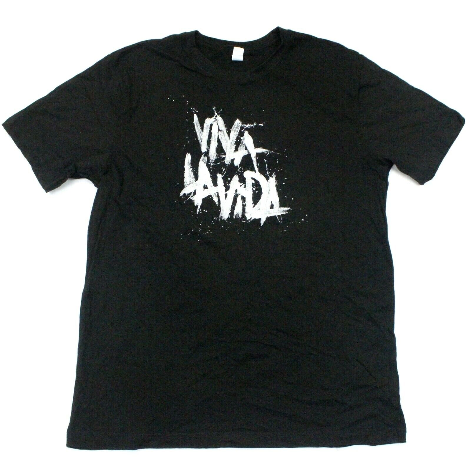 Coldplay Viva La Vida Logo Concert Tour T-Shirt - Ten Coldplay Viva La Vida Logo Concert Tour T-Shirt - Ten