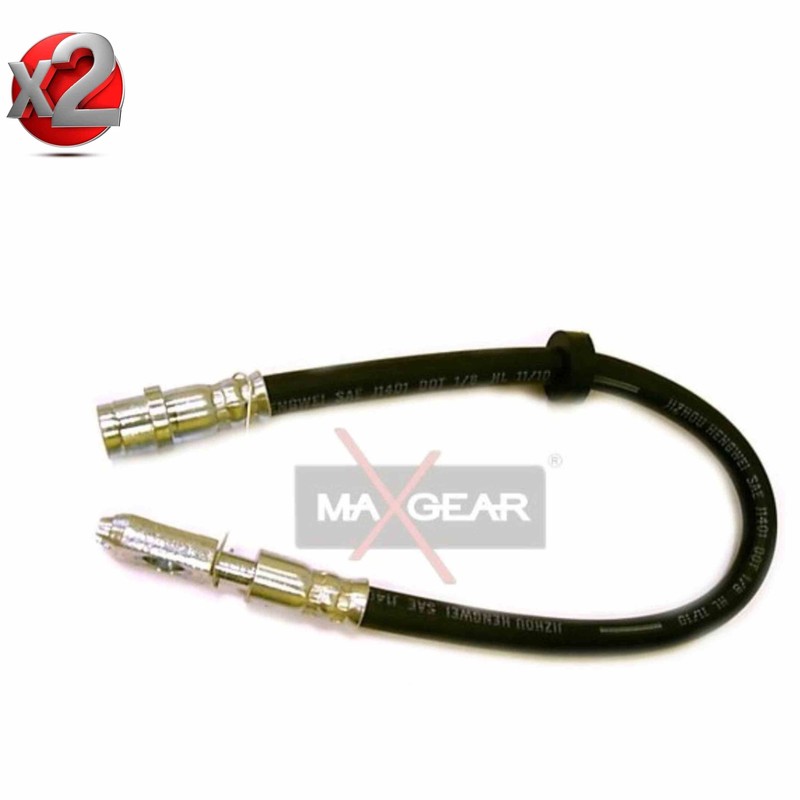 Maxgear 2x Tuyau De Frein Avant Compatible Pour Vw Lupo 1.0 1.4 Polo Seat Arosa