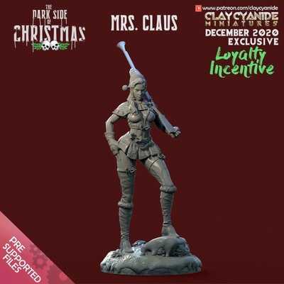 Mrs Claus by Clay Cyanide | D&D | Dungeons Dragons | Pathfinder | Christmas