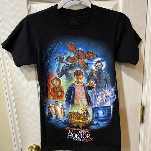2006 Horror Comes  ハロウィン ホラーナイト Tシャツ Universal Studios Halloween Horror Nights Pumpkin Chainsaw