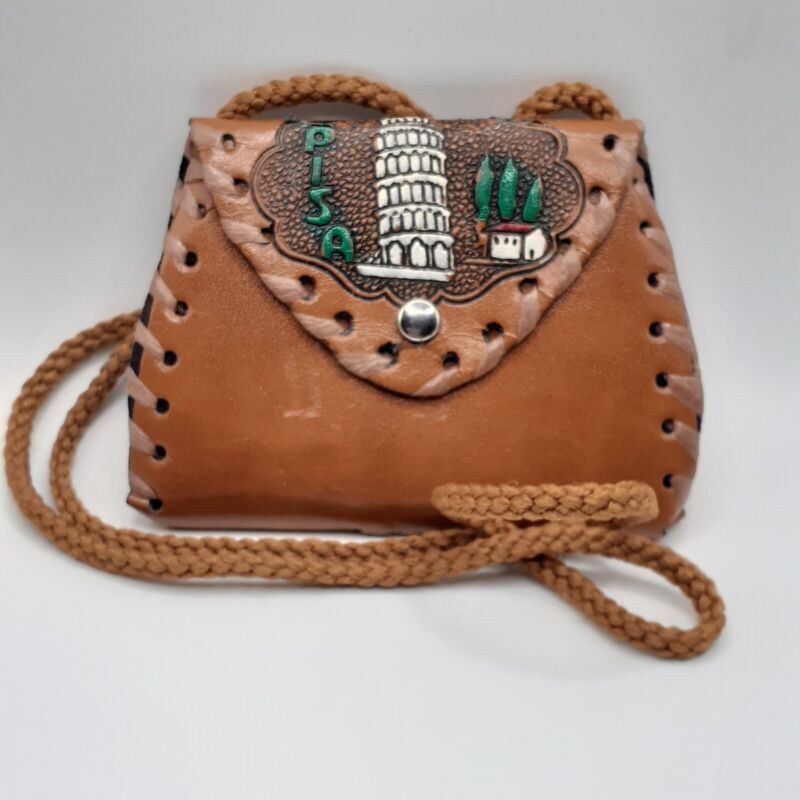 Leaning Tower of Pisa Souvenir Italy Small Cross Body Coin Purse