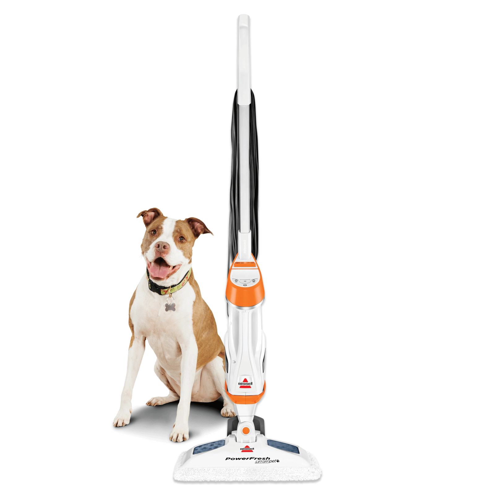 Bissell PowerFresh Pet Lift-Off Hard Floor Steam Mop Cleaner 2-in-1 Pet Steamer