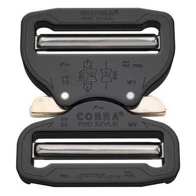 AUSTRIALPIN COBRA PRO STYLE Boucle De Ceinture Tactique 50mm Aluminium Noire