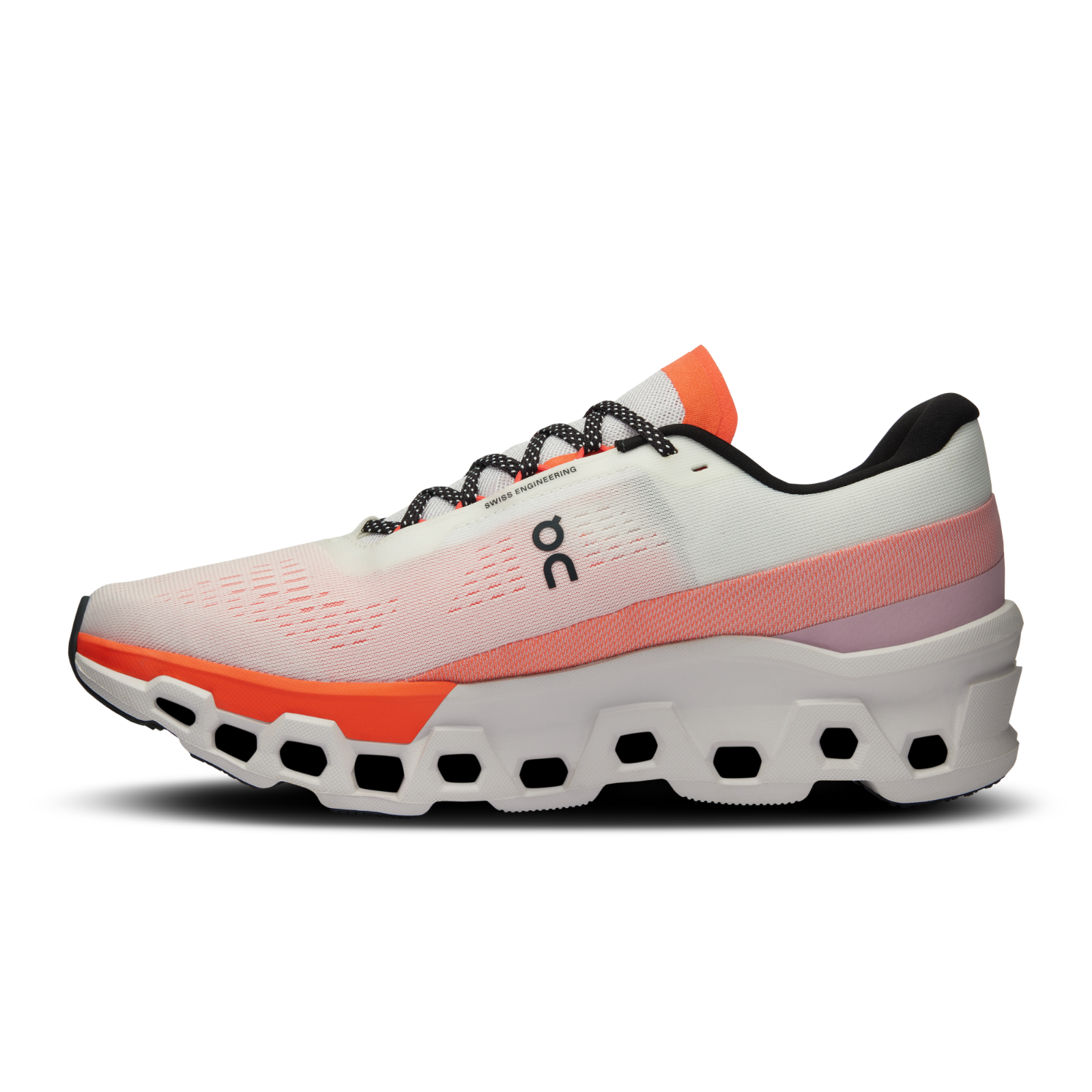 Pre-owned On Cloudmster 2 Running Shoes White Flame Men's In Undyed&flame