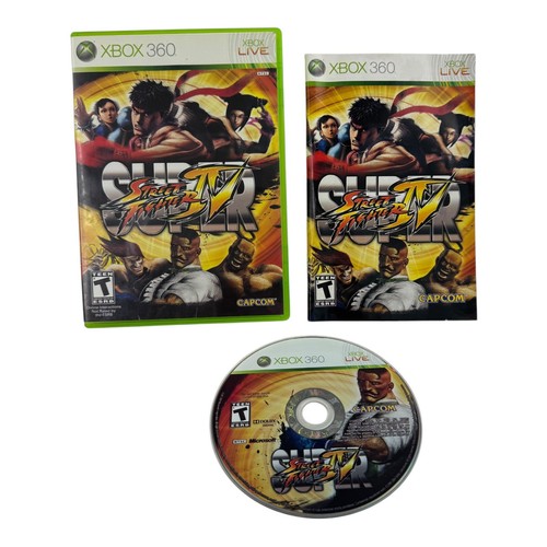 Super Street Fighter IV (Xbox 360) CIB Complete w/Manual