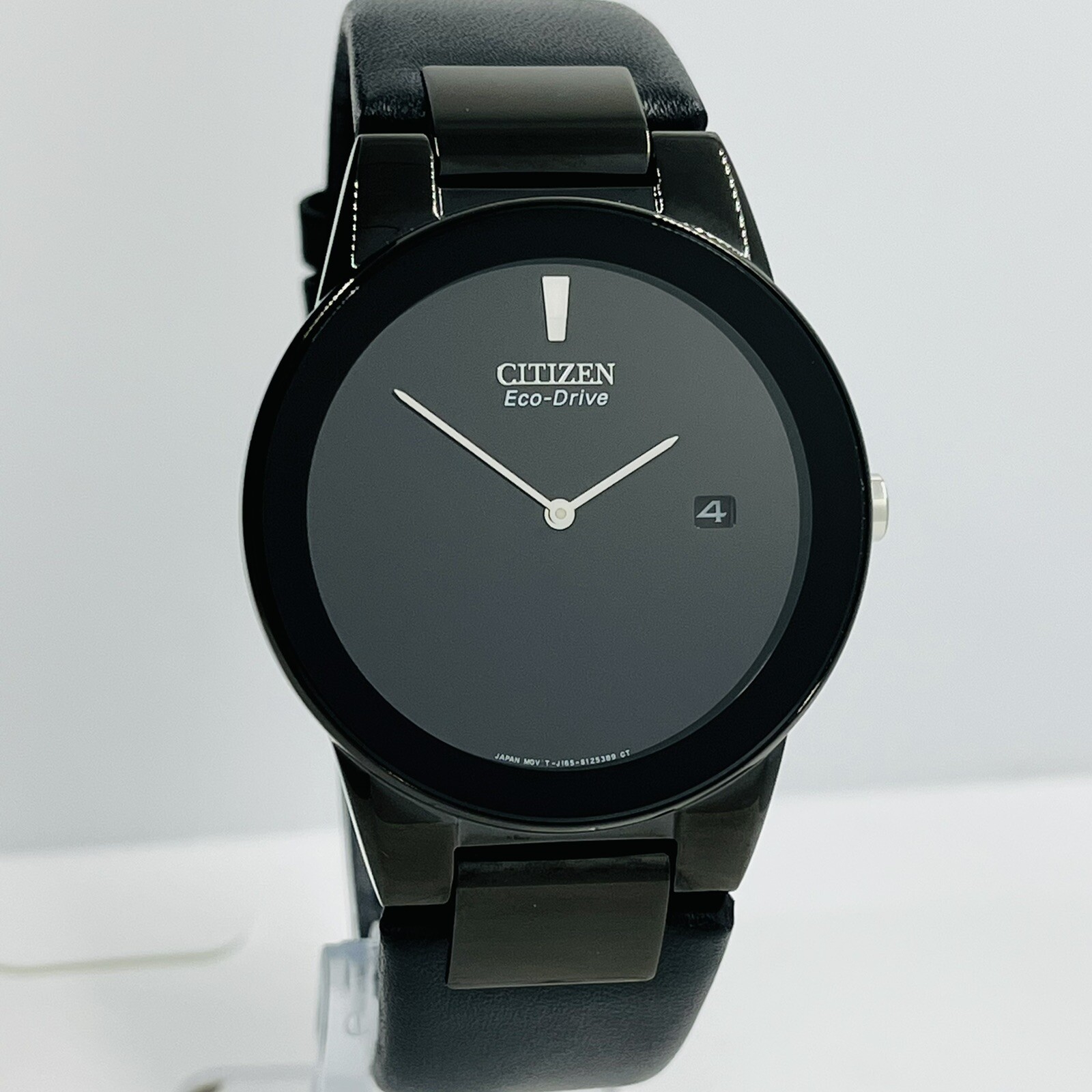 Citizen Men’s AU1065-58E Eco-Drive Axiom Black 40mm Stainless Black Dial Watch