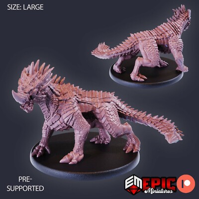 Blue Guard Drake Dragon C Epic Miniatures RPG D&D Pathfinder 3D Print