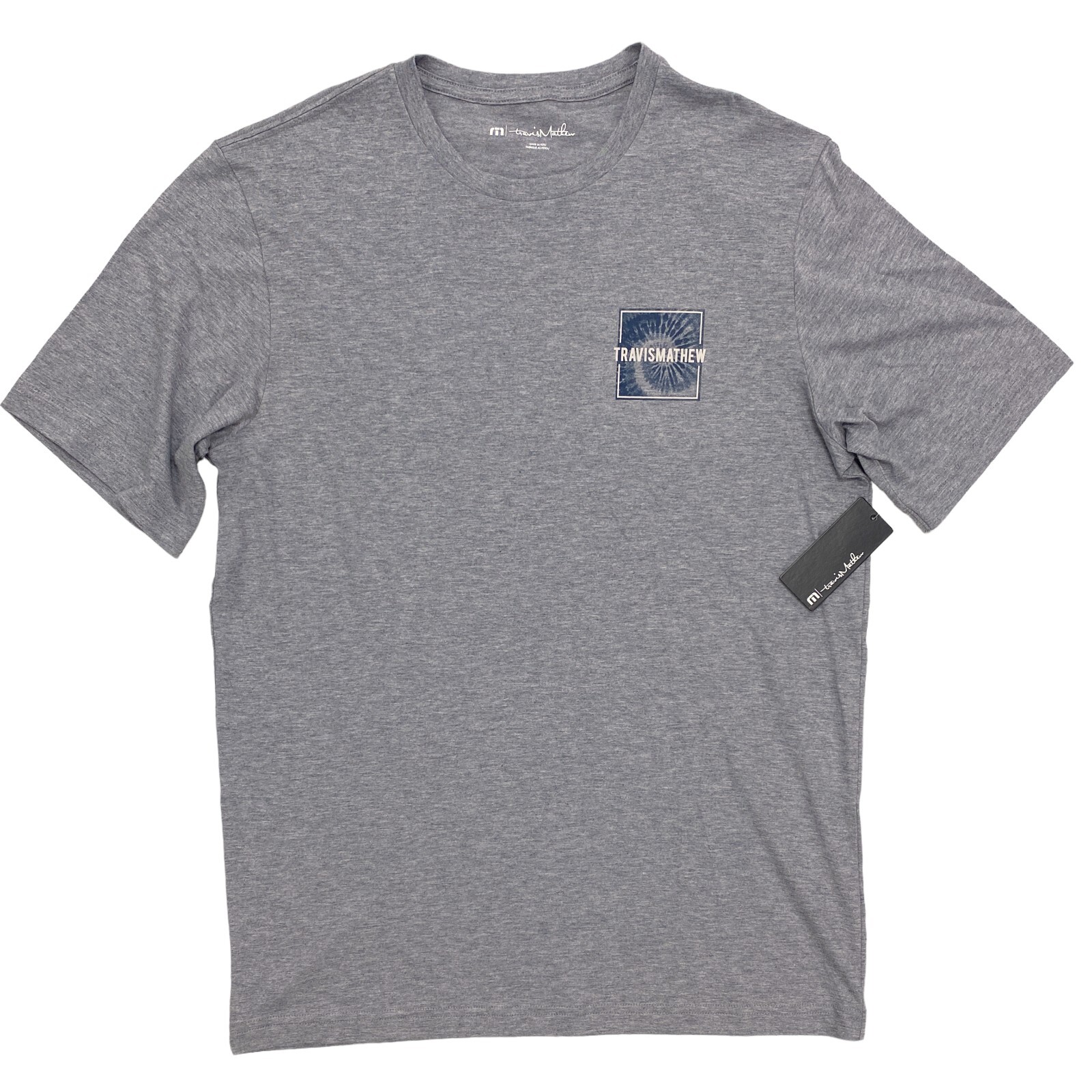 Мужская футболка с рисунком Smooth Sailing Travis Mathew Heather Grey (размер M), Серый