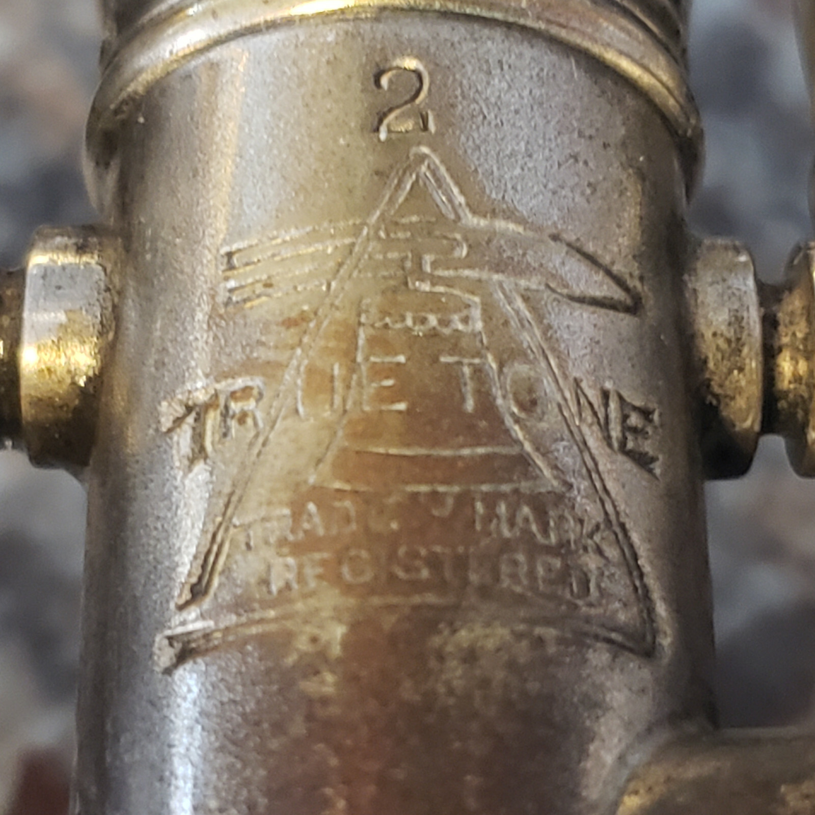 Early Vintage Antique Buescher True Tone LP A 10-22 trumpet 164544 Oct 29 1907