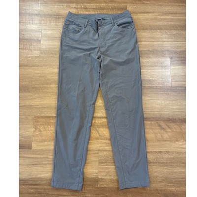 All in Motion Mens Golf Pants Gray 30x30 Performance Straight Leg Athletic Chino