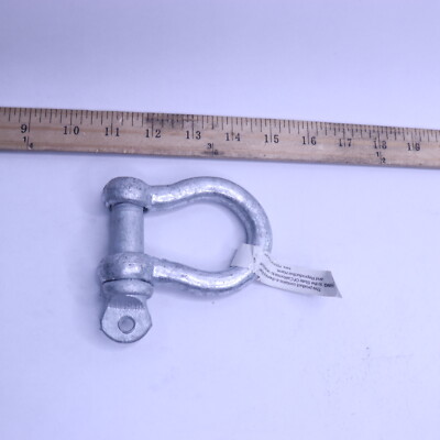 Anchor Shackle Hot Dipped Galvanized Forged Steel 5/8'' CGSPA625X25C