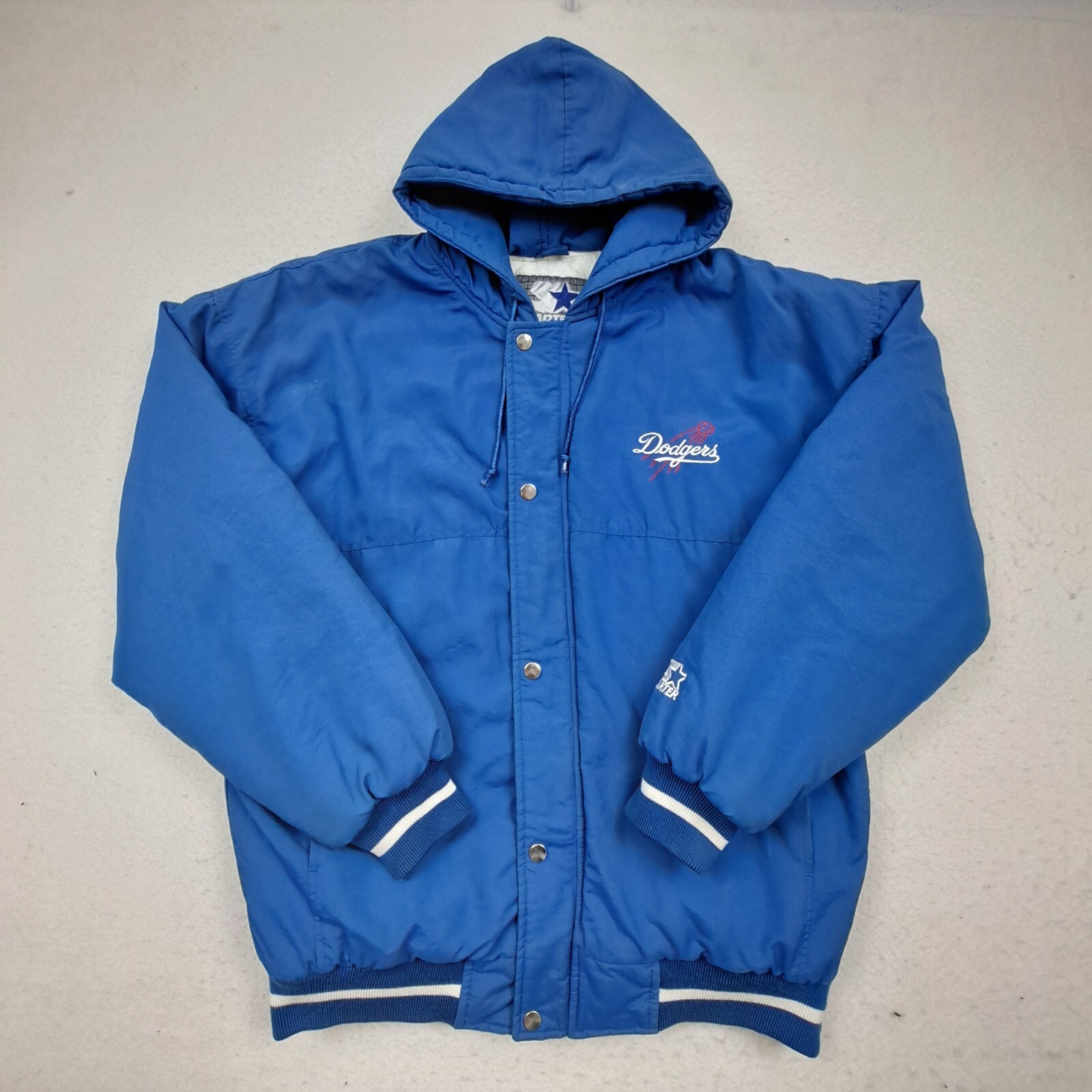 Los Angeles Dodgers starter jacket Mサイズ mens-starter-gray-los-angeles-