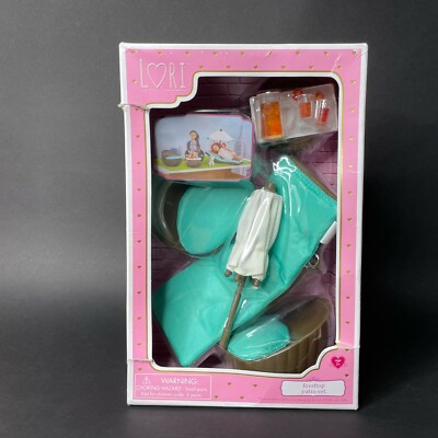 2015 Battat LORI Rooftop Patio Set Toy 6'' Doll Accessories NEW SEALED - RETIRED 