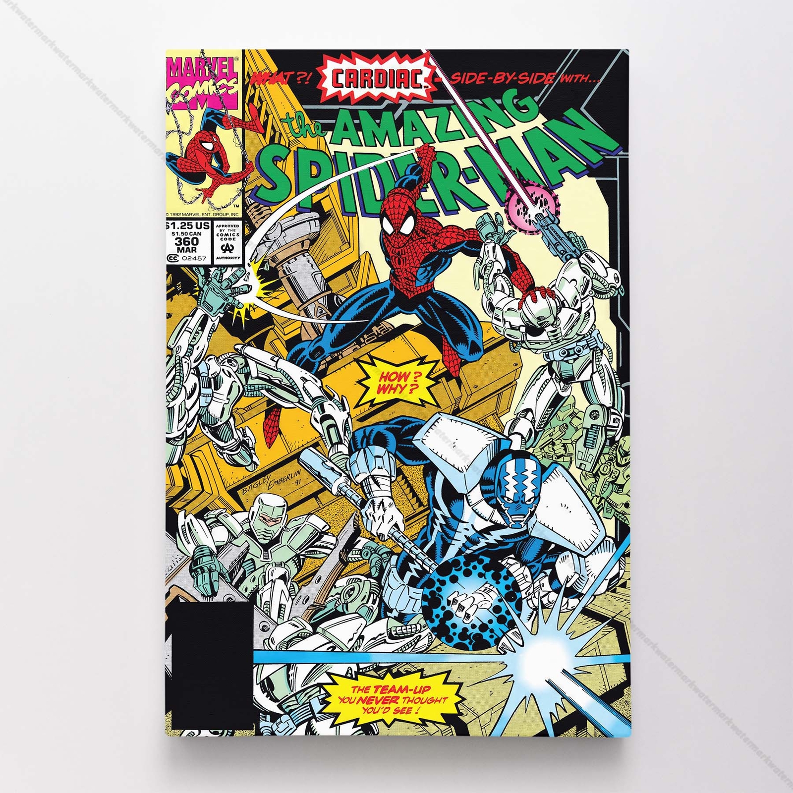 The Amazing Spider-Man #360 Poster Canvas Spiderman Marvel Comic Book Print