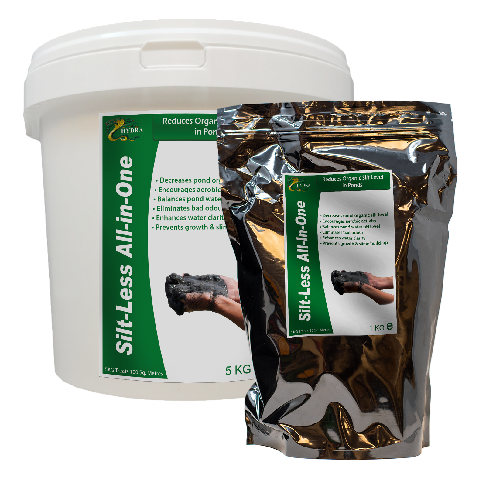 Hydra Silt Less All in One For Ponds Only 1 kilo treats 20 sq. metres eBay