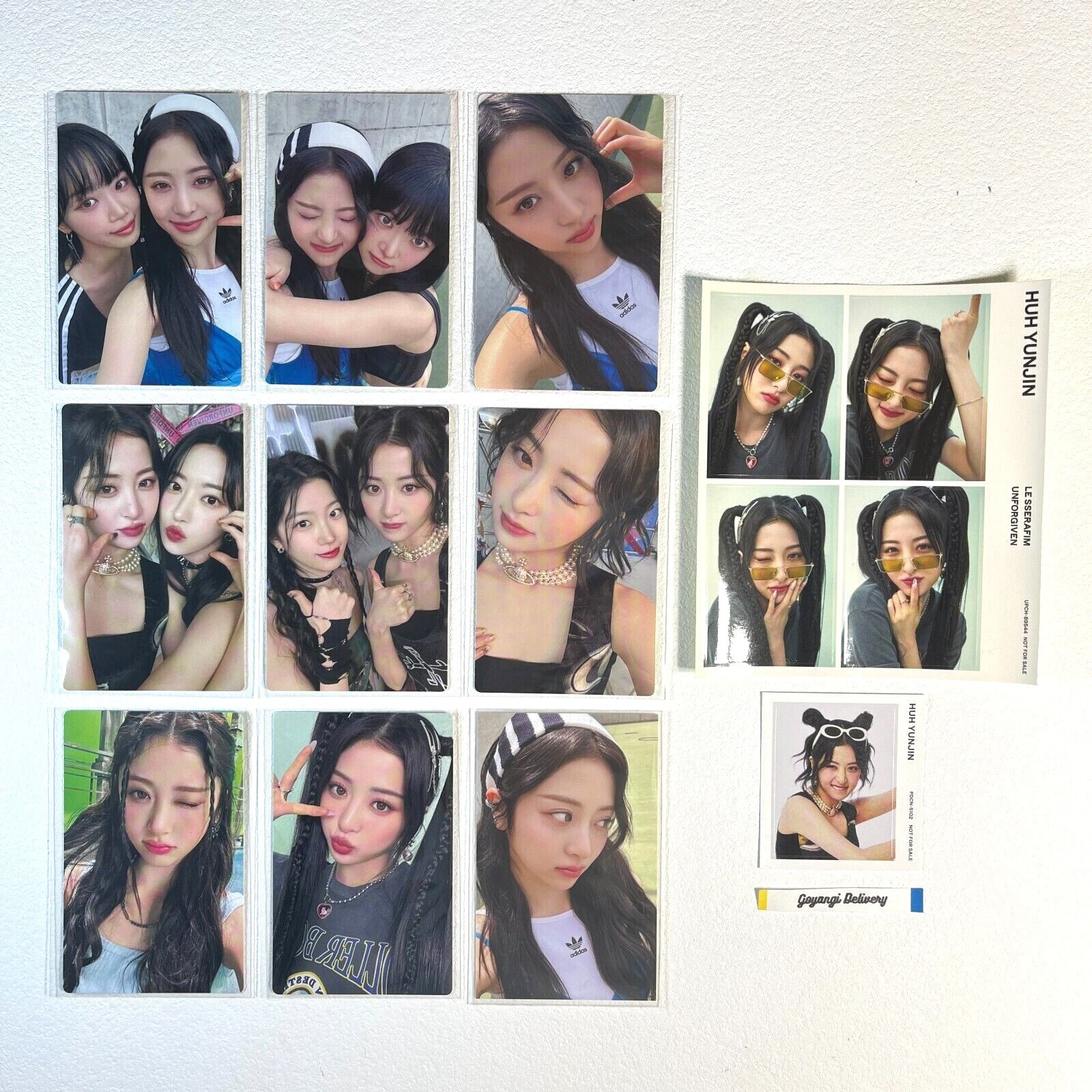 LESSERAFIM ユンジン DIFFERENT ラキドロ トレカ 4枚