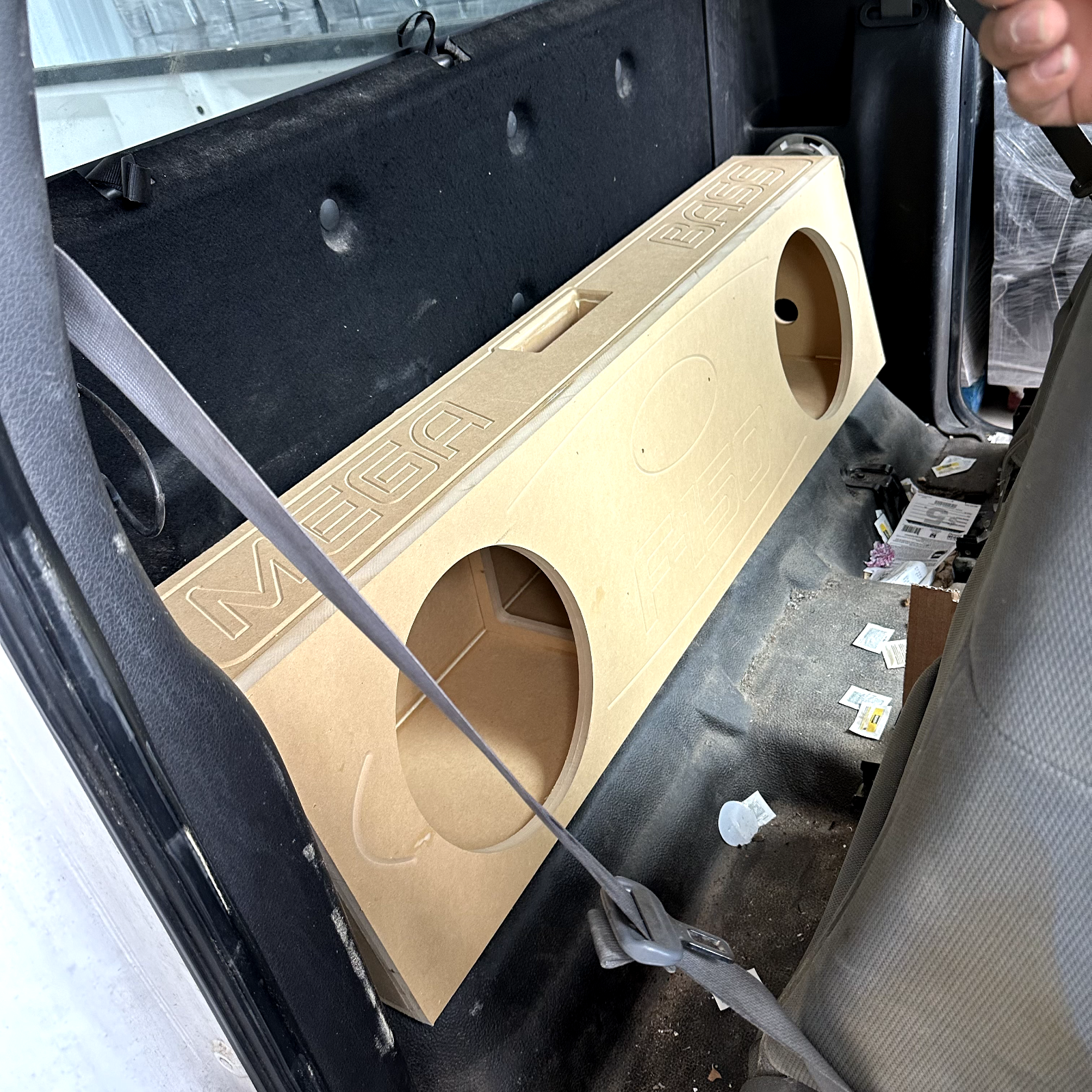 Ford F-150 09-22 Single Cab Subwoofer Box Enclosure 2x12" Ported