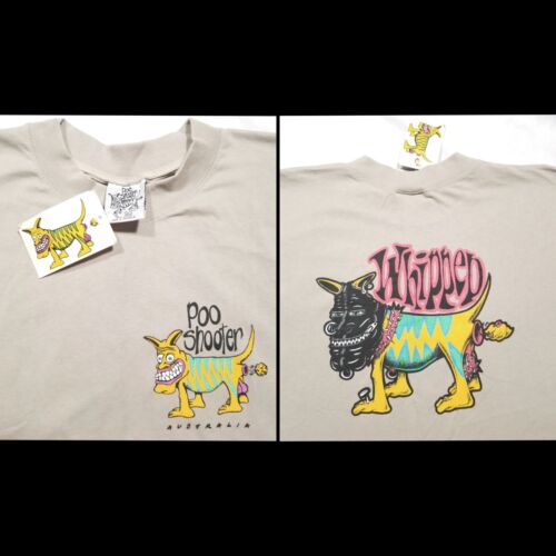 Vintage Poo Shooter Australia Surf T Shirt Mens XL New 90s Surfer Beach Rare Vintage Poo Shooter Australia Surf T Shirt Mens XL New 90s Surfer Beach Rare