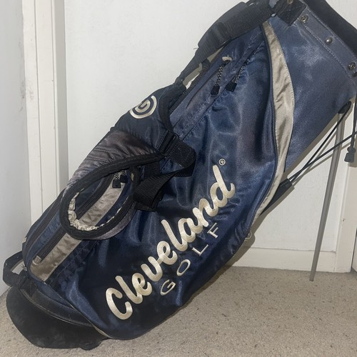 Cleveland Golf Stand Bag With 4 Way Divider System. Navy W/ 