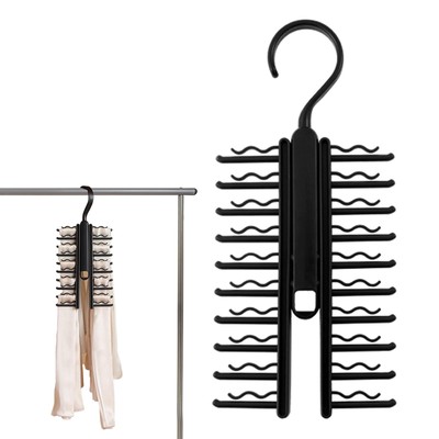 Tie Hanger 360°Rotating Belt Organizer Scarf Tie Rack Hanger Tie Holder