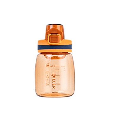 350ml/550ml Diller Water Bottle Large Capacity Simple Flip Lid Leakproof Sport