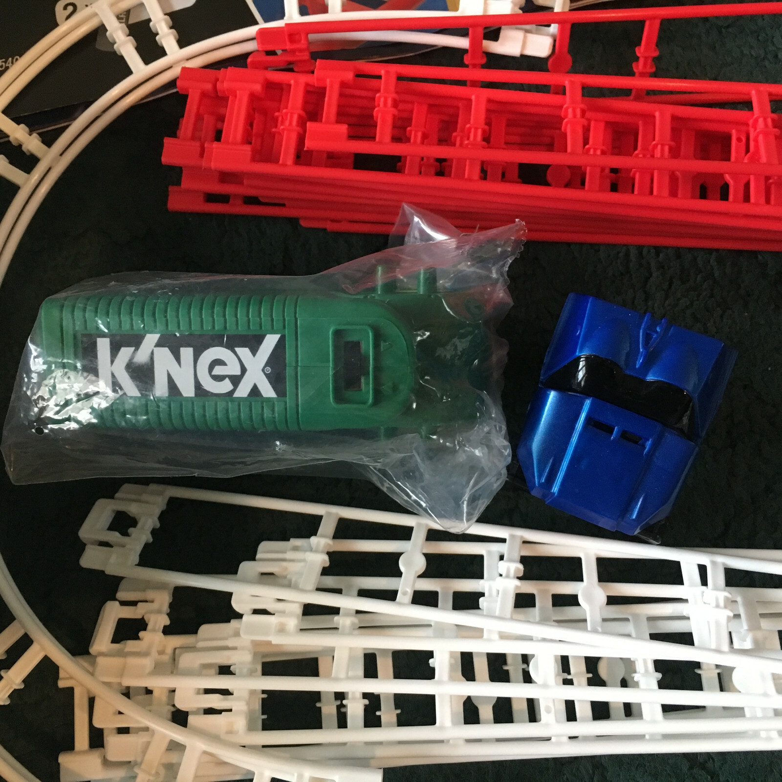K'nex All-American Roller Coaster Building Set #55400 w/ Motor & Instructions