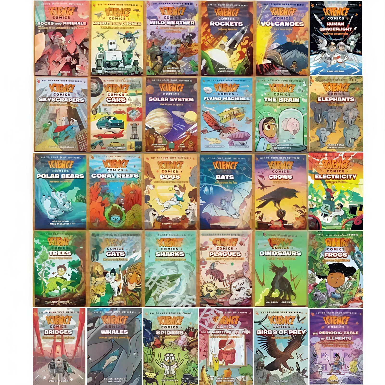 最新版 Science Comics 全ページカラー23冊 Science Comics Series: Complete 30-Book Full-Color Set | eBay