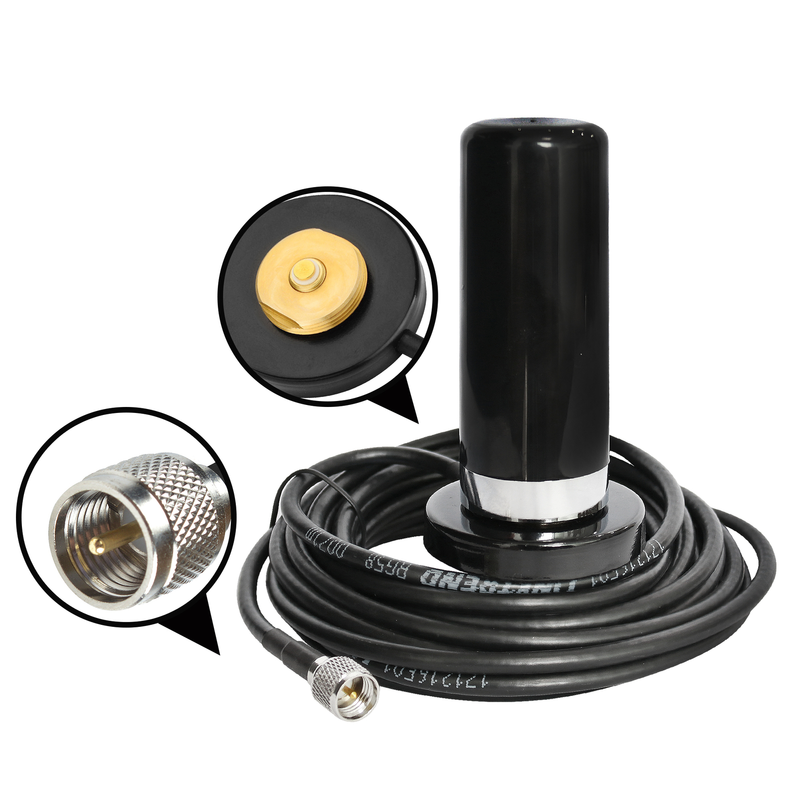 NMO UHF 400-450 Antenna Set For CDM750 CDM1250 CDM1550 M1225 EM200 Mobile Radio