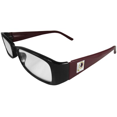 Washington Redskins Reading Glasses +2.00 (Licensed NFL Football)