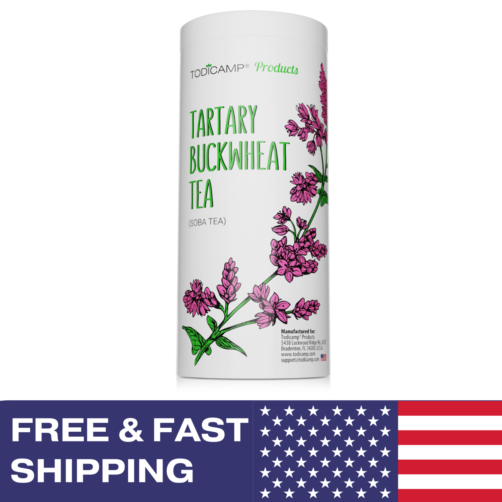 Todicamp Tartary Buckwheat Tea (Soba Cha) - Detox and Digestive Tea