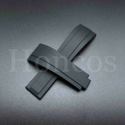 20MM SILICONE RUBBER WATCH STRAP BAND FITS FOR ROLEX DATEJUST DAYTONA SUB GMT