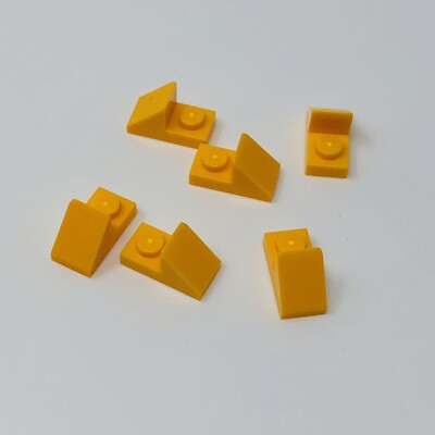 92946 LEGO Parts Slope 45 2x1 w/ 2/3 Cutout BRIGHT LIGHT ORANGE (6)