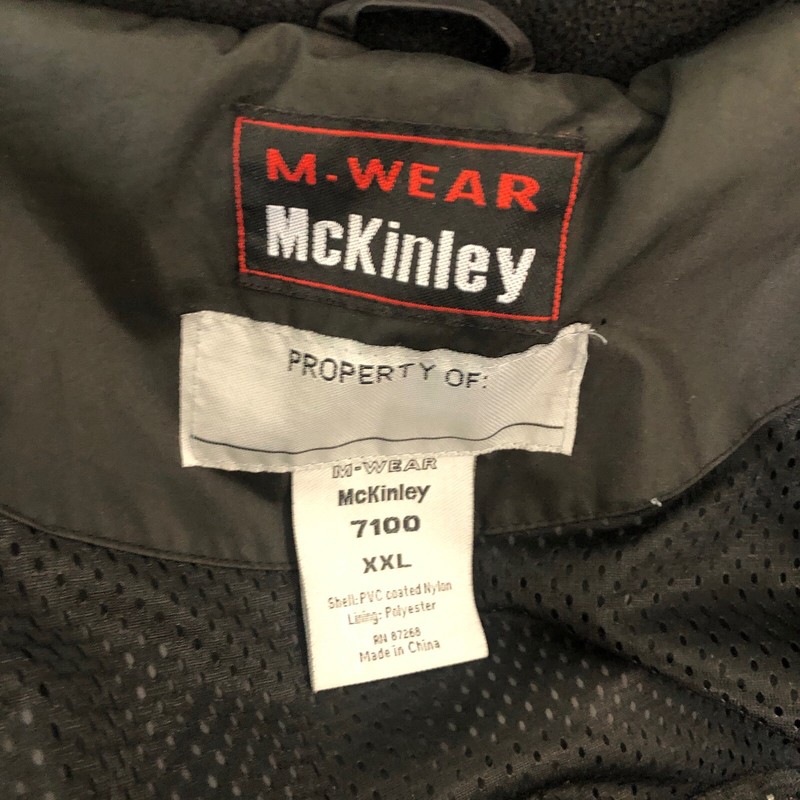 McKinley M Wear Men's Red and Black Waterproof Parka